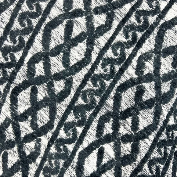 Moth Anthropologie Sweater Dress Black Gray Knit Pattern 3/4 Sleeve - Picture 10 of 12